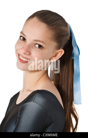 Teenage danseur en costume de danse contemporaine / lyrique Banque D'Images