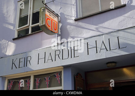 Kier Hardie Hall, Working Men's Club Hall, le centre-ville de Norwich Centre, Norwich, Norfolk, UK Banque D'Images