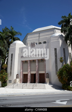 Synagogue temple Emanu-el Miami South beach floride usa Banque D'Images