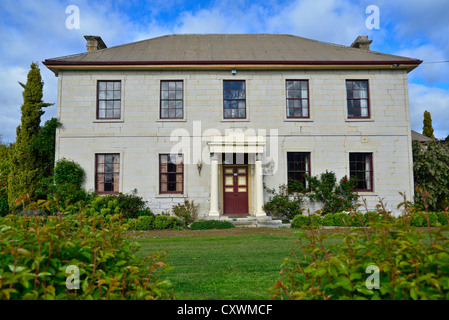 Une belle maison de style géorgien sur les Midlands l'Autoroute Près de Pontville dans le sud de la Tasmanie Banque D'Images