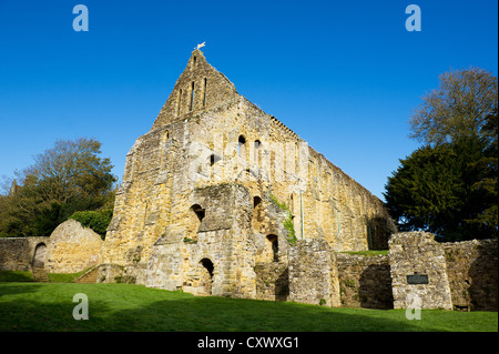 Les vestiges de l'Abbaye de Battle au Sussex Banque D'Images