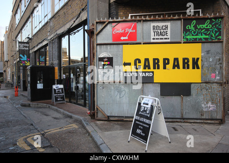 London, Londres, ville, europe, Brick Lane, Shoreditch, entrée de cour, photoarkive Banque D'Images