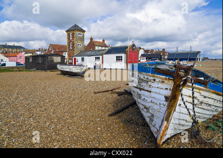 La tour d'observation au sauvetage en Aldeburgh Suffolk, Angleterre Banque D'Images