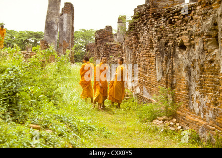 Vieux Bangkok Juillet-2000 (diapositives) l'Ayutthaya historical park couvre les ruines de la vieille ville d'Ayutthaya en Thaïlande Banque D'Images