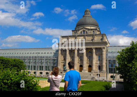 Chancellerie d'État Bavaroise, Munich, Bayerische Staatskanzlei, Hofgarten, Bavière, Allemagne Banque D'Images