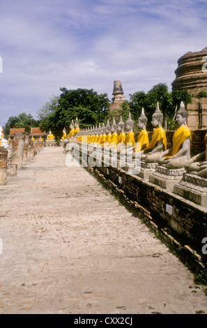 Vieux Bangkok Juillet-2000 (diapositives) l'Ayutthaya historical park couvre les ruines de la vieille ville d'Ayutthaya en Thaïlande Banque D'Images