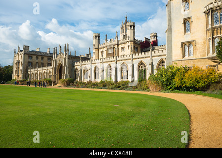 St John's College, Université de Cambridge, Angleterre. Banque D'Images