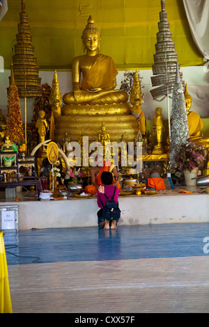 Autel de la Big Buddha Temple sur Phuket, Thaïlande Banque D'Images