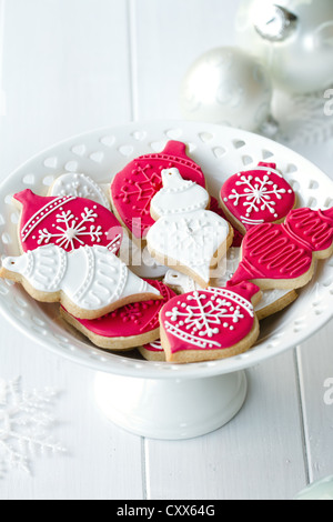 Biscuits de Noël Banque D'Images