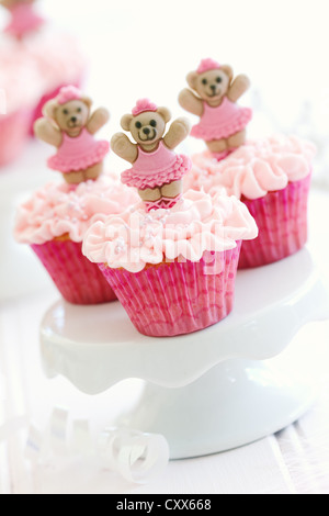 Ballerina cupcakes Banque D'Images