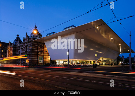 Le musée de Stedelijk après sa réouverture en septembre 2012, Amsterdam, Pays-Bas Banque D'Images