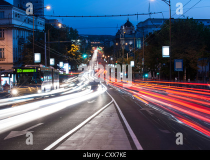 Les rues de Belgrade à duck Banque D'Images