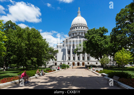 Capitole de l'État du Wisconsin, Madison, Wisconsin, USA
