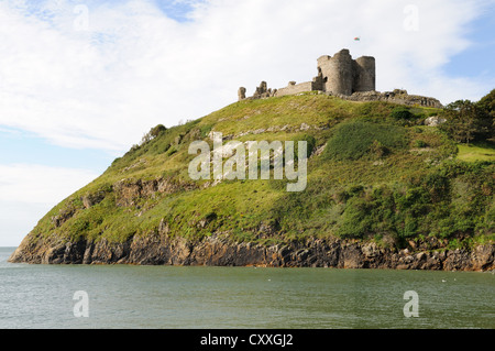 Château de Criccieth Gwynedd au Pays de Galles Cymru uK GO Banque D'Images