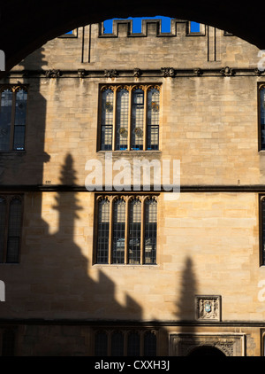 Gates, spires et les ombres- Bodleian Library, Oxford 2 Banque D'Images