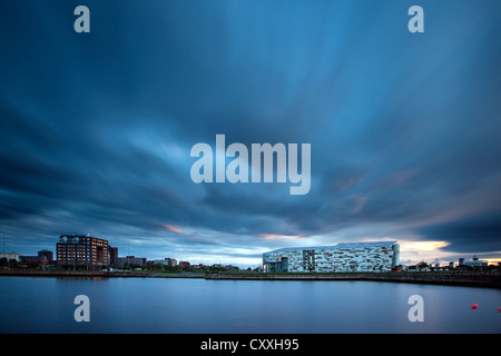 Middlesbrough Dock et College, Middlehaven Banque D'Images