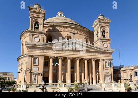 Rotonde de Santa Marija assunta à mosta, Malta, Europe Banque D'Images