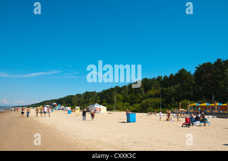 Plage de Jurmala beach resort près de Riga Lettonie Europe Banque D'Images