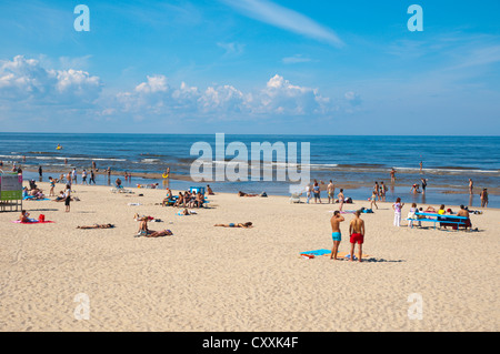 Plage de Jurmala beach resort près de Riga Lettonie Europe Banque D'Images