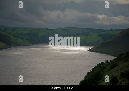 Clyweddog Llyn réservoir, barrage hydroélectrique près de Llanidloes, Powys, Pays de Galles. 8681 SCO Banque D'Images