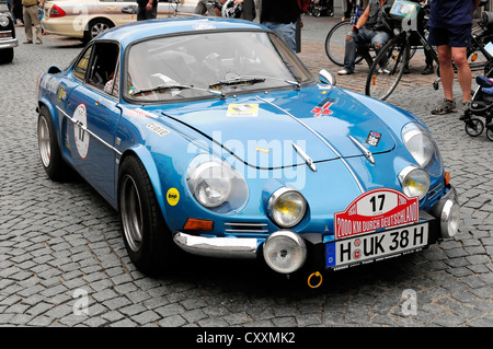 Renault Alpine A110, construit en 1965, '2000km à travers l'Allemagne en 2009, Schwaebisch Gmuend, Bade-Wurtemberg Banque D'Images