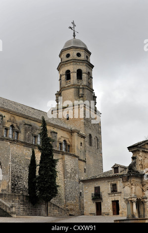 16ème siècle, la cathédrale Santa Maria, Square, Baeza, Jaén Province, Andalousie, Espagne, Europe Banque D'Images