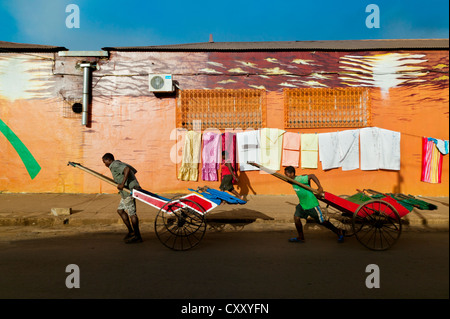 Lafayette Sreet, Diego Suarez, Madagascar Banque D'Images