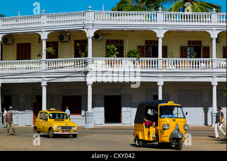 Rue Lafayette, Diego Suarez, Madagascar Banque D'Images