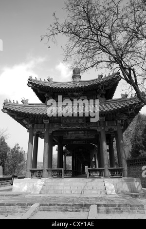 Une pagode de culte à la section de passage Juyongguan de la Grande Muraille de Chine, Changping Provence, Chine, Asie. Banque D'Images