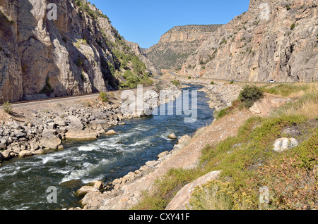 Wind River Canyon, Thermopolis, Wyoming, USA Banque D'Images