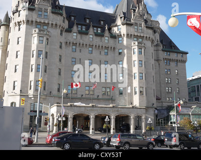 L'hôtel Fairmont Château Laurier d'Ottawa Banque D'Images