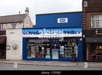 La RSPCA magasin de charité, West Norwood, Londres, Angleterre, Royaume-Uni Banque D'Images