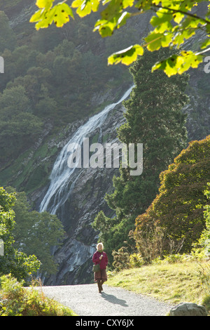 Powerscourt Waterfall, comté de Wicklow, Irlande Banque D'Images