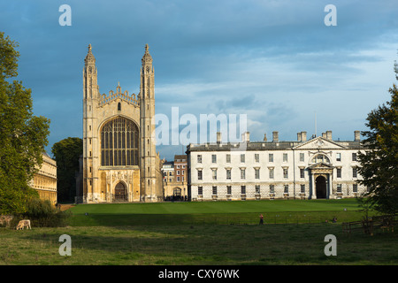 Chapelle du Kings College, Université de Cambridge, Cambridge, Angleterre. Banque D'Images