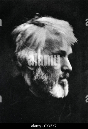 Thomas Carlyle, en 1867 par Julia Margaret Cameron Banque D'Images