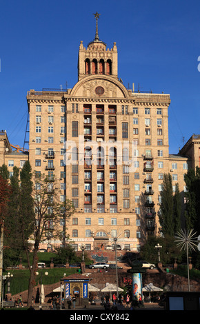 L'Ukraine, Kiev, Kiev, la rue Khreshchatyk, Banque D'Images