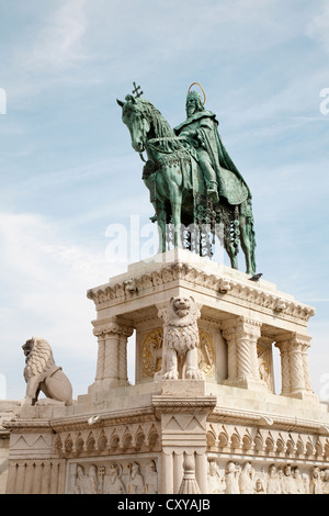 Saint Stephen Memorial à Budapest Banque D'Images