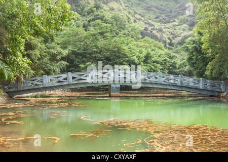 Bridge à Hang Mua Zone touristique Banque D'Images