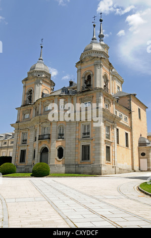 Palacio Real de La Granja de San Ildefonso palais, l'ancienne résidence d'été, San Ildefonso, province de Ségovie Banque D'Images