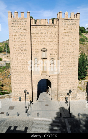 Puente de Alcantara, pont sur le Tage, Rio Tajo, Tolède, Castille-la Manche, Espagne, Europe, PublicGround Banque D'Images
