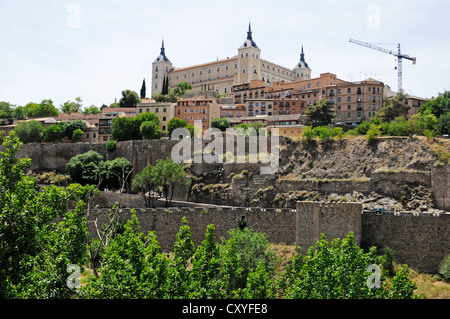 Alcazar, Castillo, château, Tolède, Castille-la Manche, Espagne, Europe, PublicGround Banque D'Images