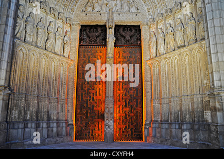 Cathédrale de Tolède, Catedral Primada Santa María de Toledo, Toledo, Castille-la Manche, Espagne, Europe, PublicGround Banque D'Images