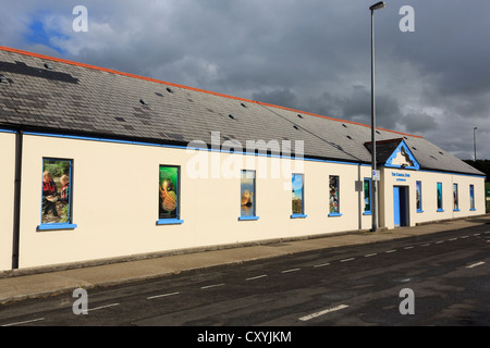 La zone côtière marine education et centre d'accueil des capacités dans Portrush, comté d'Antrim, en Irlande du Nord, Royaume-Uni Banque D'Images