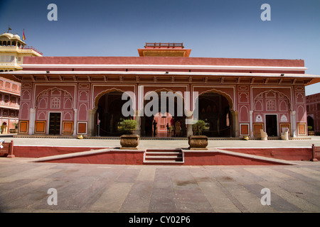 Diwan-i-Khas, City Palace, Jaipur, la Ville Rose, Rajasthan, Inde, Asie Banque D'Images