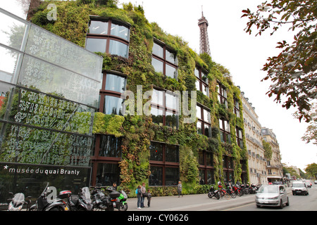 Le Musée du Quai Branly à Paris Banque D'Images