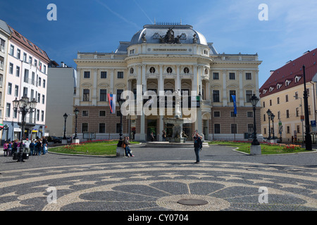 Théâtre national slovaque, l'ancien bâtiment, Bratislava, République slovaque, de l'Europe Banque D'Images