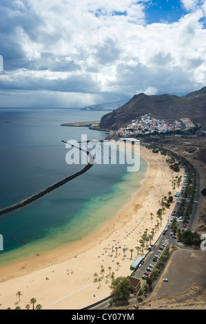 Playa de Las Teresitas, San Andrés, Tenerife, Canaries, Espagne, Europe Banque D'Images
