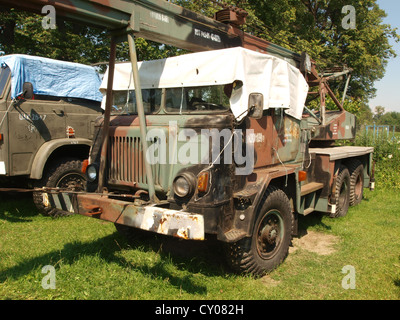 Camion-grue 66 étoiles Banque D'Images