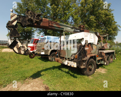 Camion-grue 66 étoiles Banque D'Images