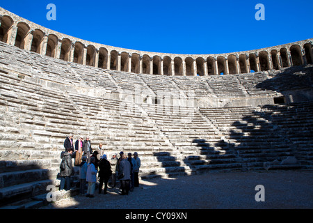 Amphithéâtre Aspendos près d'Antalya Turquie Banque D'Images